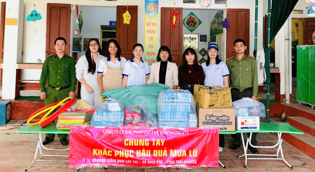 VTS lan tỏa yêu thương tại Trường Mầm non Cây Thị – Thái Nguyên